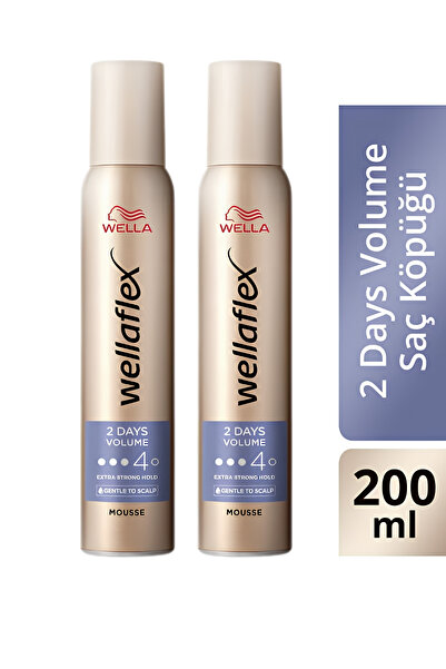 Wella Wellaflex 2 Days Volume 2 Gün Boyunca Hacim Veren Saç Köpüğü Extra Stro...