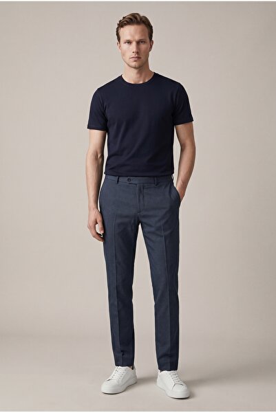 Tween Slim Fit Lacivert Kumaş Pantolon