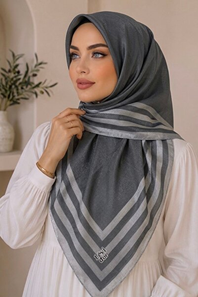 İmajButik Сив кехлибарен шал