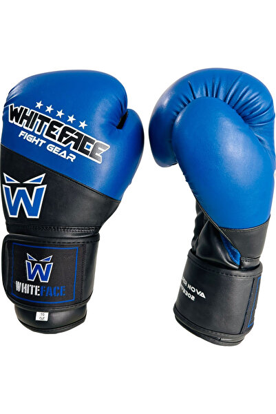 whiteface Nova3 Mavi Parçalı Boks Muay Thai ve Kick Boks Eldiveni