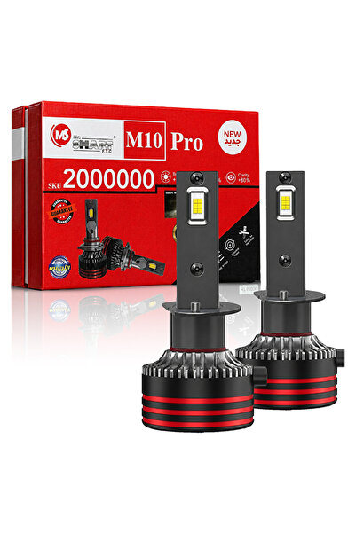 MR.SMART F.T.C M10 Pro LED Headlight Bulbs 150000LM, 6500K Super White, IP68 ...