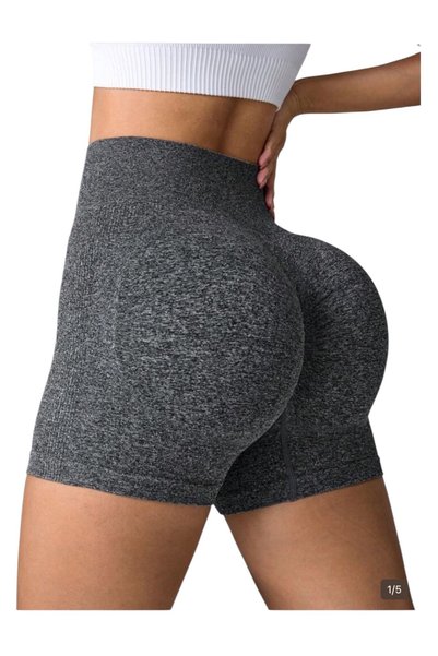OEM Pantaloni dama, scurti, sport, talie inalta, marimea M