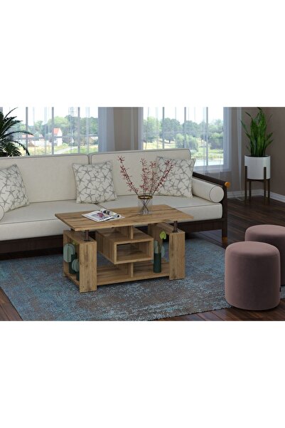 Fratelli Home Ορθογώνιο Τραπεζάκι Σαλονιού Ρουστίκ MAESTRO