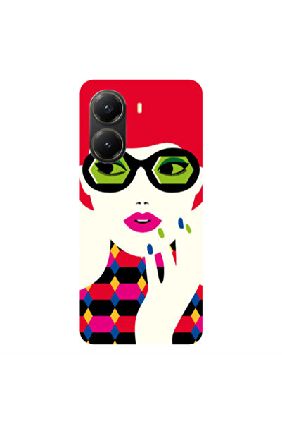 Other Xiaomi Poco X7 Pro Red hair girl Transparent Silicone TPU Θήκη