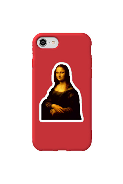 Other Apple iPhone SE 2020 Davinci Red Colored Silicone TPU Θήκη
