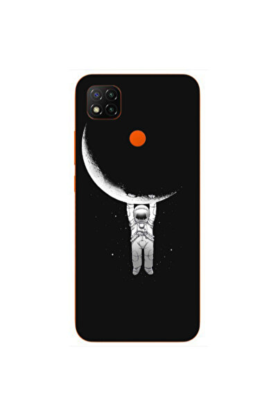 Other Xiaomi Redmi 9c Swinging on the moon Transparent Silicone TPU Θήκη