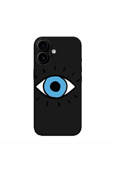 Other Apple Iphone 16 plus Shining Eye Black Colored Silicone TPU Θήκη