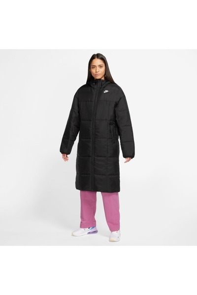 Nike W NSW TF THRMR CLSC PARKA FB7675-010 Μαύρο L
