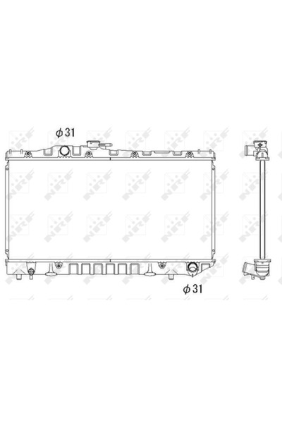 NRF Radiator Racire Motor TOYOTA CARINA 5/CELICA