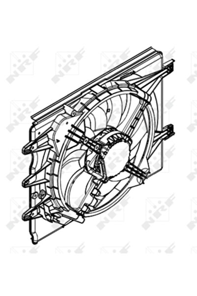 NRF Ventilator Radiator FIAT 500L