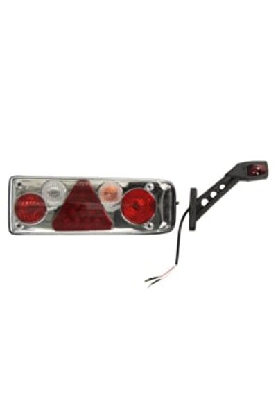 TRUCKLIGHT Lampa Spate Dreapta (led 24v Reflector Triunghiular cu Lampa cu Br...