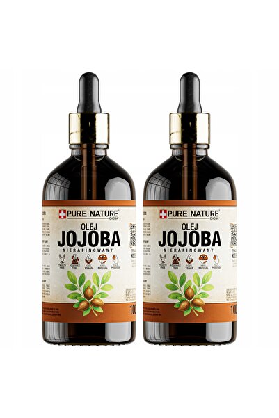 CHOSA Ulei De Jojoba, 2x 100ml, Pentru Ten, Pentru Par, Presat La Rece Nerafi...