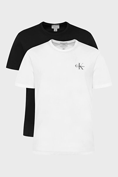 Calvin Klein Men's Brand Logo Multi-Color T-Shirt Suitable for Daily Use