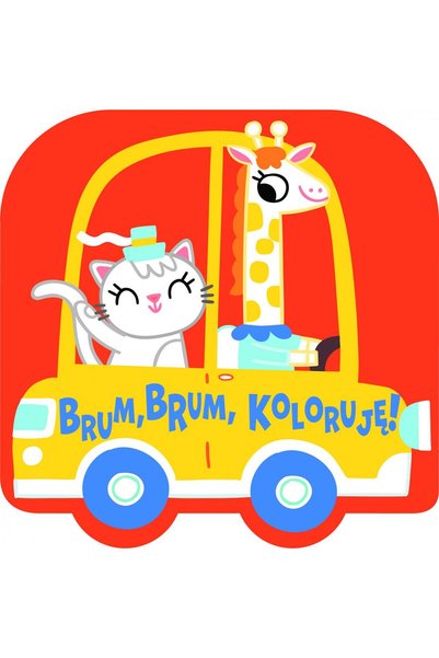 OEM YOYO Brum brum Carte de colorat mașini pentru copii