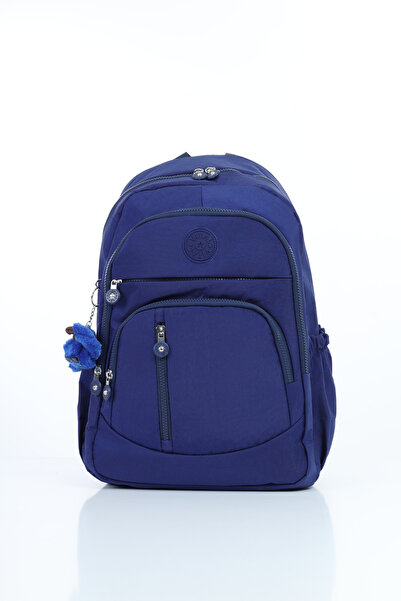 D'VERS Vital Series Waterproof Navy Blue Crinkle Fabric Multi-Compartment Cas...