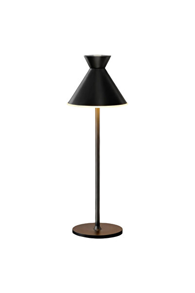 OEM Lampă de masă LED fără fir reglabilă modernă stil atmosferă neagră 38 cm