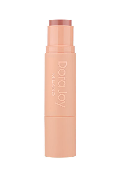 Dora Joy Multi Stick Ruj & Allık Dewy Dusty Rose 03 Fırça Aplikatörlü Vegan A...