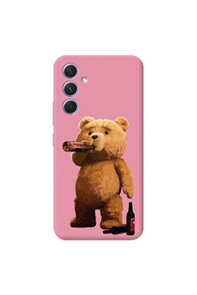 Other Samsung A36 Beer Time Pink Colored Silicone TPU Θήκη