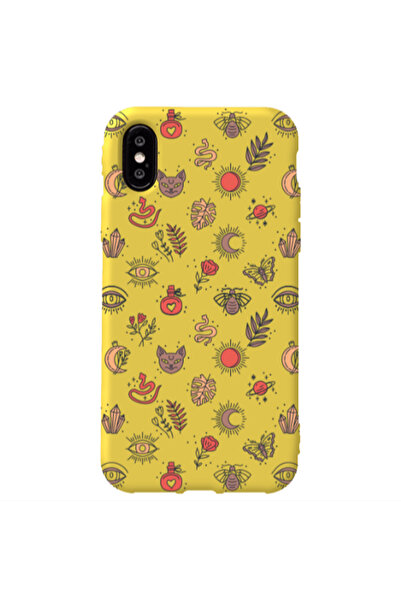 Other Apple iPhone Xs Max Magic potion Yellow Colored Silicone TPU Θήκη