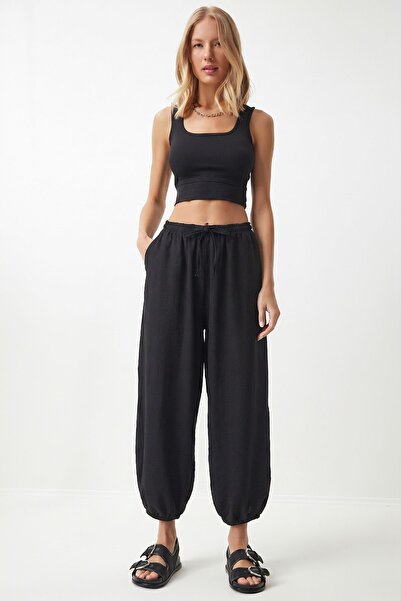 Hiccup ISTANBUL Pantaloni Harem De Damă Din Crep