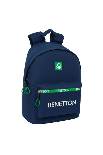 Benetton Σακίδιο πλάτης για λάπτοπ Ναυτικό μπλε 31 x 41 x 16 εκ.