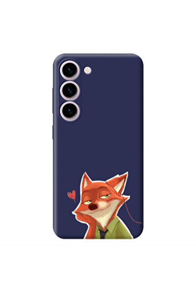 Other Samsung S23 Valentines 15 Dark Grey Colored Silicone TPU Θήκη