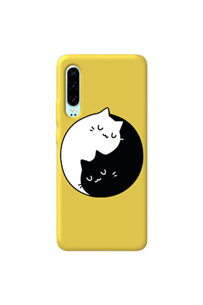 Other Huawei P30 Bundle of love Yellow Colored Silicone TPU Θήκη