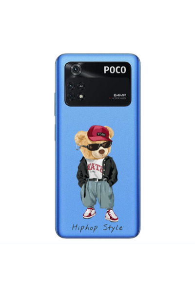 Other Xiaomi Poco M4 Pro 4G Hip hop style Transparent Silicone TPU Θήκη