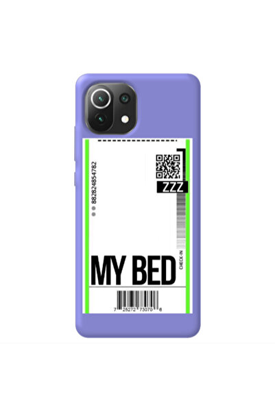 Other Xiaomi Mi 11 Lite My Bed ZZZ Purple Colored Silicone TPU Θήκη
