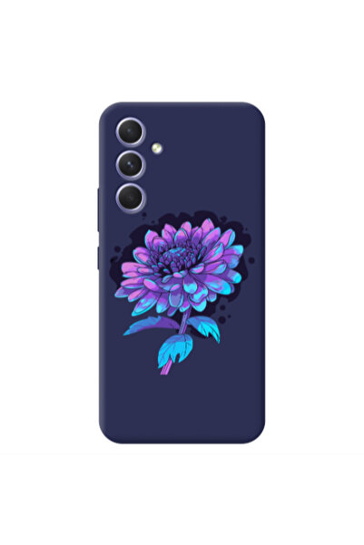 Other Samsung A54 Witch flower Dark blue Colored Silicone TPU Θήκη