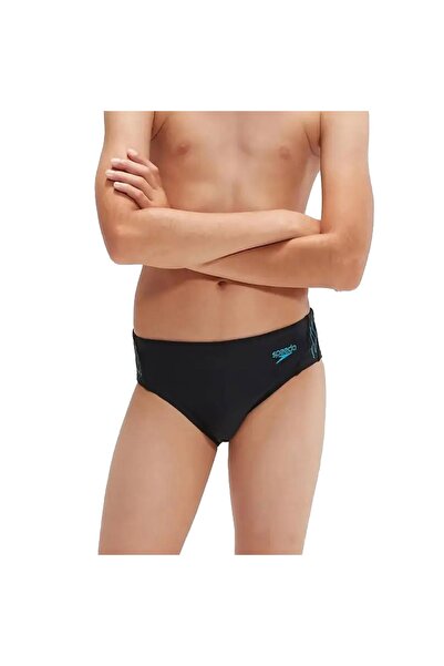 SPEEDO HYPER BOOM LOGO SPLICE 5CM BRIEF 003153-15176J Μαύρο 13-14