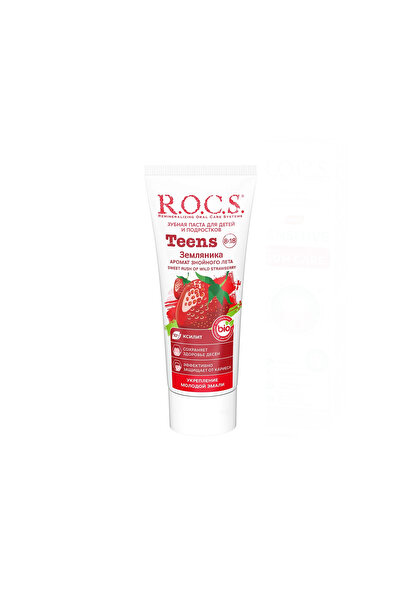R.O.C.S. ROCS Teens Yaban Çileği Diş Macunu 8-18 Yaş 60ml / 74gr