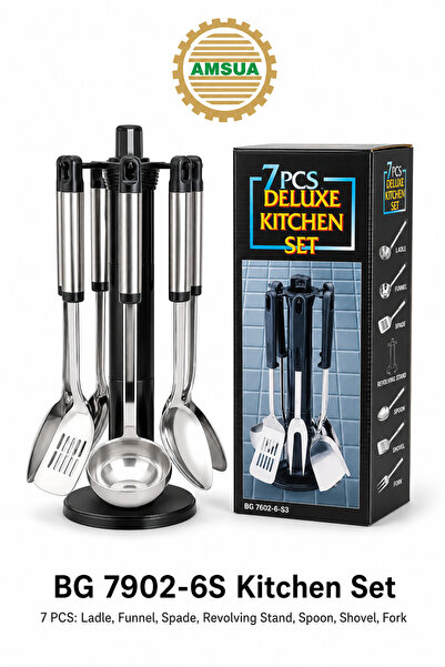 AMSUA 7 Pcs Kitchen Set – Kitchen Utensil Set for Cooking