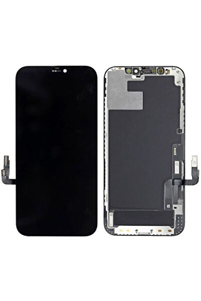 OEM Οθόνη με μηχανισμό αφής για iPhone 12, iPhone 12 Pro (Μαύρο) Κωδικός: SP1...