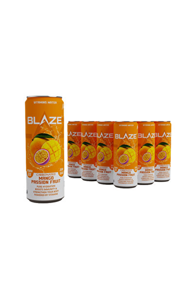 BLAZE فيتامين ووتر - مانجو باشن فروت - خالٍ من السكر، فيتامين د3 4000 وحدة دو...