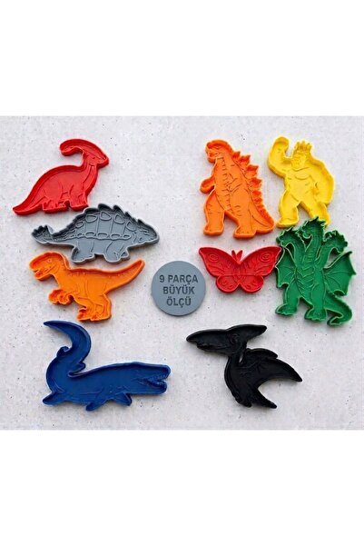 ARCANIUM 9-Piece Giant Monsters and Dinosaurs Sand Mold Set - Large Education...