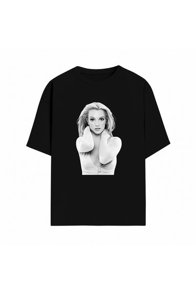 Grafftee Clothing Britney Spears Design Printed Premium Unisex Cotton T-Shirt...