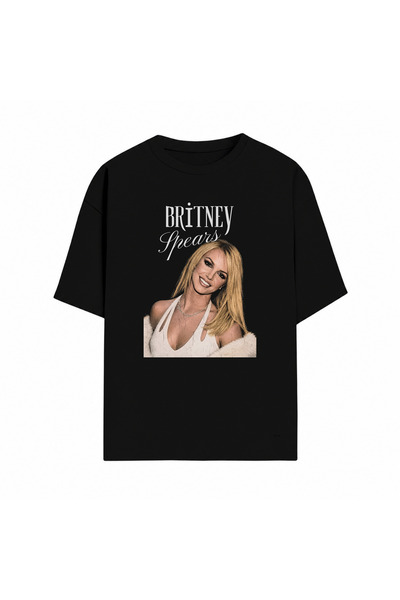 Grafftee Clothing Britney Spears Design Printed Premium Unisex Cotton T-Shirt...