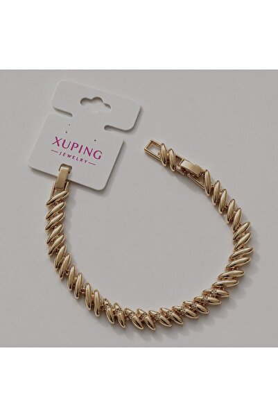 Zennemor Xuping Vip Quality Antiallergic Full Size Barley Design Rose Gold Br...