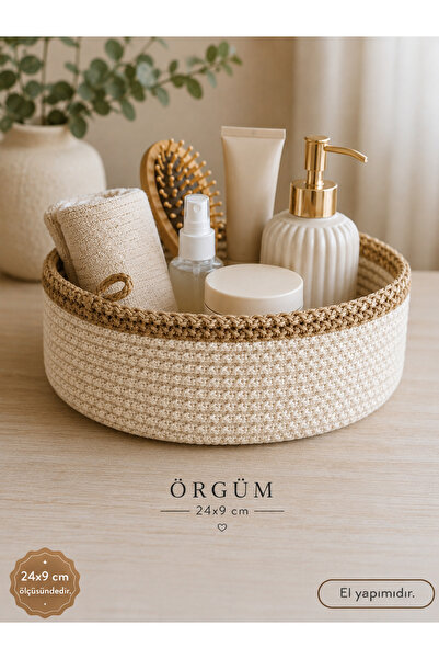 ÖRGÜM Organizator multifuncțional tip coș 24x9 cm