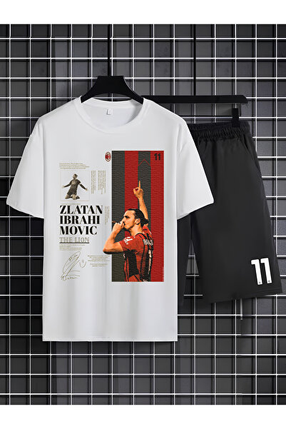 MAGORS Zlatan Ibrahimovic Printed 100% Cotton Crewneck Children's T-Shirt-Sho...