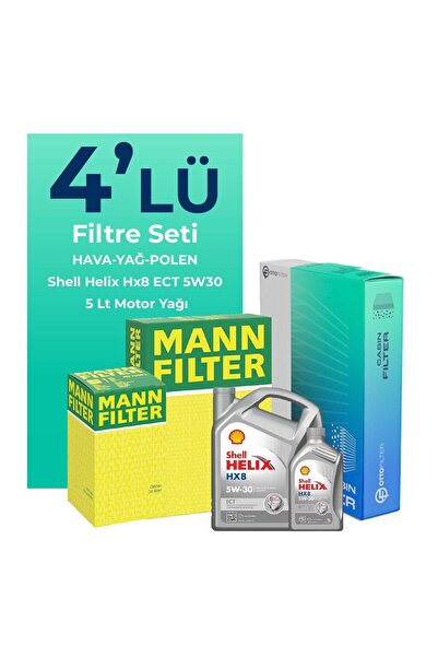 Mann-Filter Hyundai Accent Era 1.5 Dizel Filtre Bakım Seti Shell Motor Yağlı ...