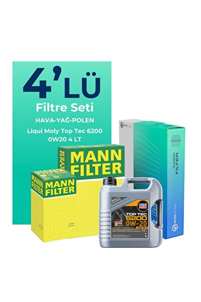Mann-Filter Volkswagen Taigo 1.0 TSi Filtre Bakım Seti Liqui Moly Motor Yağlı...