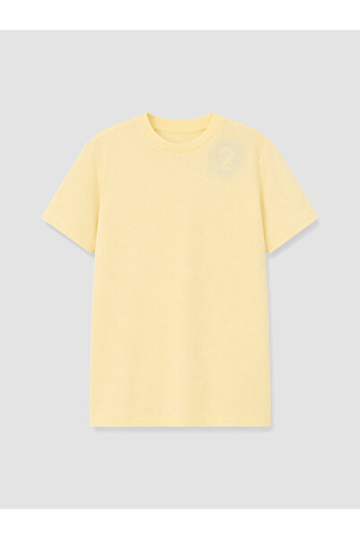 LC Waikiki Lcw Kids Yellow Crew Neck Printed Girl's T-Shirt
