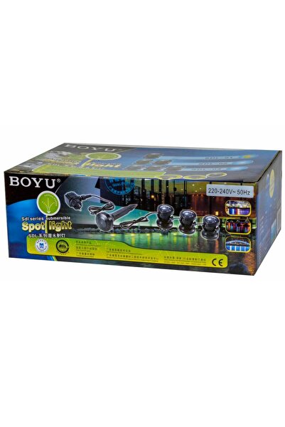 Boyu Led spot subacvatic cu senzor de lumina