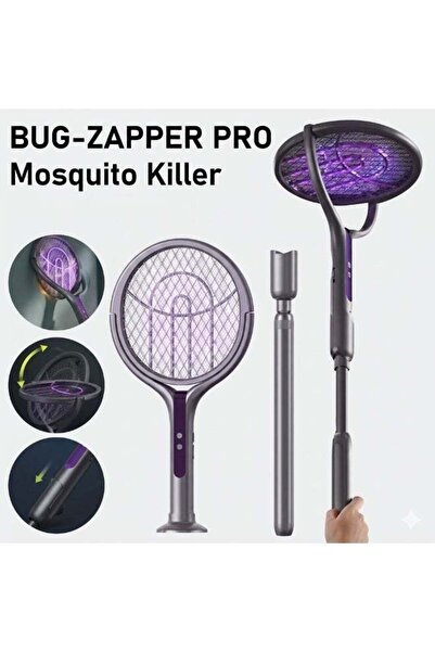 Generic 3IN1 Electric Mosquito Zapper Fly Insect Killer Bug Swatter Rechargea...