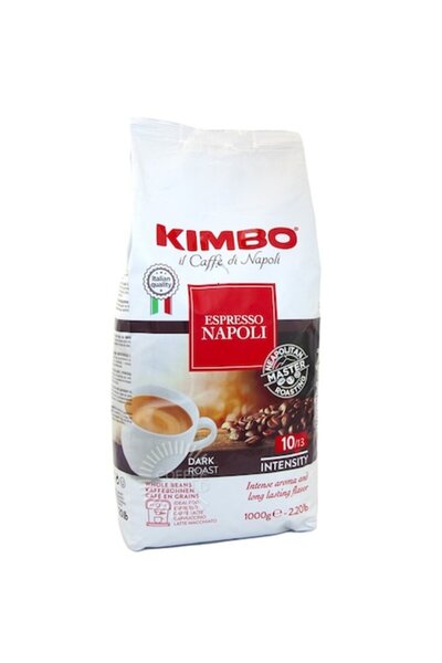 Kimbo Boabe de cafea Espresso Napoli, Kimbo, 1 kg
