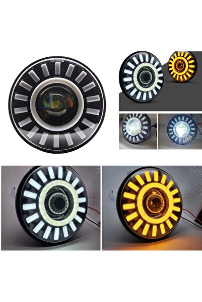 Flexzon Προβολέας LED Γενικής Χρήσης 7 ιντσών 18 εκ. 9V - 32V Χαμηλή και Υψηλ...