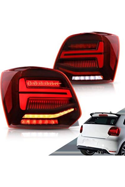 OEM Πίσω φώτα LED για Vw Polo (2009-2017) σχεδιασμού GTI / R με δυναμικό φλας...