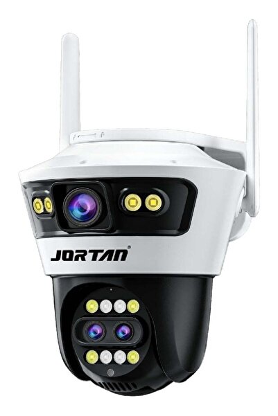 Jortan 9MP 900W Tri-Lens Wi-Fi Outdoor Security Camera, 8X Hybrid Zoom, Tripl...